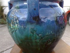 C H Brannam. A large three handled planter - Thumbnail 2