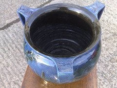 C H Brannam. A large three handled planter - Thumbnail 3