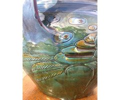 C H Brannam. A large three handled planter - Thumbnail 6