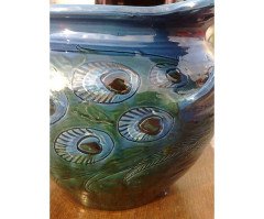 C H Brannam. A large three handled planter - Thumbnail 7