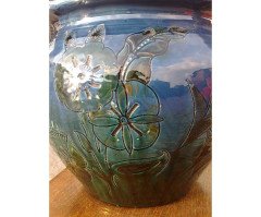 C H Brannam. A large three handled planter - Thumbnail 10