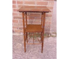 Bruce and Smith. A walnut square occasional table after E W Godwin - Thumbnail 1