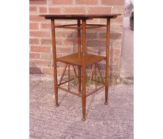 Bruce and Smith. A walnut square occasional table after E W Godwin - Thumbnail 2