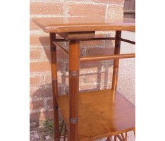 Bruce and Smith. A walnut square occasional table after E W Godwin - Thumbnail 3