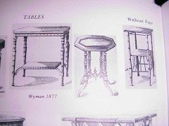 Bruce and Smith. A walnut square occasional table after E W Godwin - Thumbnail 5