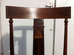 A pair of Arts and Crafts armchairs with stylised floral details - Thumbnail 8