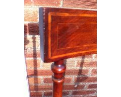 A pair of Arts and Crafts armchairs with stylised floral details - Thumbnail 9