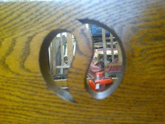 An Arts and Crafts oak settle - Thumbnail 6
