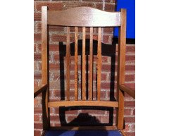 Shapland and Petter. A good quality set of six Arts and Crafts oak dining chairs - Thumbnail 6