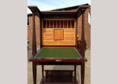 A super quality fall front bureau with stylised floral inlays - Thumbnail 6