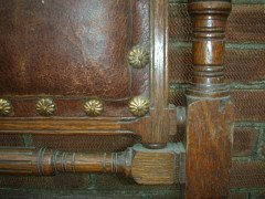 A set of four Gothic Revival dining chairs - Thumbnail 6