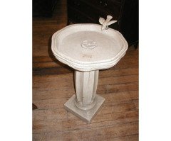 Liberty and Co. A rare Arts and Crafts stoneware bird bath - Thumbnail 1