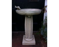 Liberty and Co. A rare Arts and Crafts stoneware bird bath - Thumbnail 3