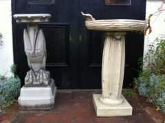 Liberty and Co. A rare Arts and Crafts stoneware bird bath - Thumbnail 4