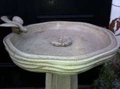 Liberty and Co. A rare Arts and Crafts stoneware bird bath - Thumbnail 6