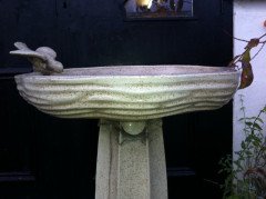 Liberty and Co. A rare Arts and Crafts stoneware bird bath - Thumbnail 7