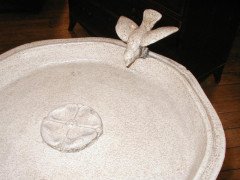 Liberty and Co. A rare Arts and Crafts stoneware bird bath - Thumbnail 9