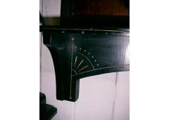 An Aesthetic Movement Ebonised and burr walnut mirror - Thumbnail 10