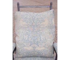 Philip Webb for Morris and Co. Two adjustable ebonised armchair - Thumbnail 7