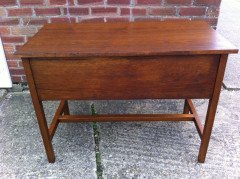 Wylie and Lochhead (attributed). a Good Quality Arts and Crafts Oak Four Drawer Kneehole Desk - Thumbnail 7