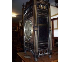 Dr Christopher Dresser. An outstanding mantle clock attributed - Thumbnail 2