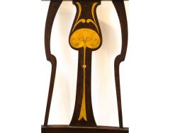 Liberty and Co. An Arts Crafts inlaid mahogany side chair. - Thumbnail 3