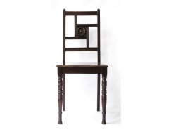 Bruce Talbert. An Anglo-Japanese walnut hall chair - Thumbnail 1