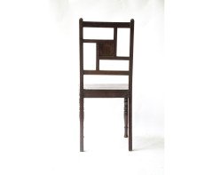 Bruce Talbert. An Anglo-Japanese walnut hall chair - Thumbnail 4