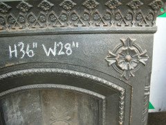 A late Victorian or early Edwardian grey fireplace - Thumbnail 3