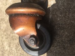 A rare well designed very good quality Arts Crafts metamorphic knee hole quarter sawn oak architects or artist desk - Thumbnail 21