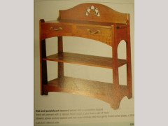 A French Arts and Crafts oak extending dining table - Thumbnail 11