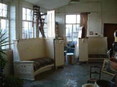 An exceptional Glasgow School room interior and fireplace suite from an Arts and Crafts house. - Thumbnail 1