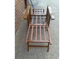 A good quality Arts and Crafts reclining oak armchair - Thumbnail 6