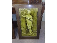 A pair of Burmantoffs wall plaques depicting summer and autumn excecuted by Eric Hammond. - Thumbnail 7
