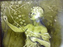 A pair of Burmantoffs wall plaques depicting summer and autumn excecuted by Eric Hammond. - Thumbnail 9