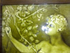 A pair of Burmantoffs wall plaques depicting summer and autumn excecuted by Eric Hammond. - Thumbnail 10