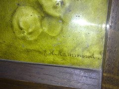 A pair of Burmantoffs wall plaques depicting summer and autumn excecuted by Eric Hammond. - Thumbnail 12
