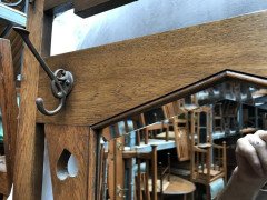 Waring and Gillows. A simple Arts and Crafts oak hallstand - Thumbnail 5
