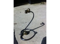 WAS Benson. A rare steel table lamp with heart shaped base and original brass switch - Thumbnail 1