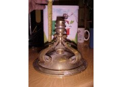 An Arts and Crafts brass ceiling light for a low ceiling - Thumbnail 1