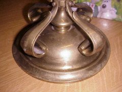An Arts and Crafts brass ceiling light for a low ceiling - Thumbnail 4