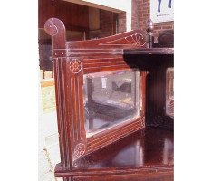 An ebonised Aesthetic corner cabinet - Thumbnail 4