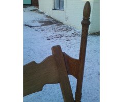 Two rare 1960's Swedish oak armchair - Thumbnail 5