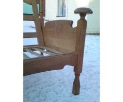 Two rare 1960's Swedish oak armchair - Thumbnail 6