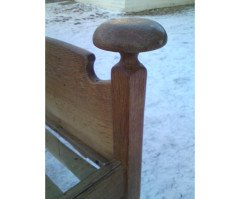 Two rare 1960's Swedish oak armchair - Thumbnail 7