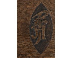 An Cotswold style Arts and Crafts oak trunk with fine metalwork - Thumbnail 5