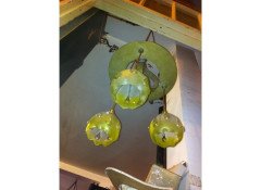 An Arts and Crafts Orb Ceiling Light with a Sphere Shaped Central Body - Thumbnail 3