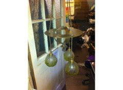 An Arts and Crafts Orb Ceiling Light with a Sphere Shaped Central Body - Thumbnail 4