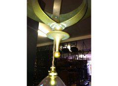 An Arts and Crafts Orb Ceiling Light with a Sphere Shaped Central Body - Thumbnail 8