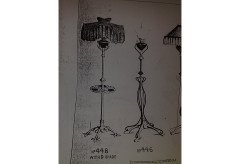 WAS Benson. A rare Arts and Crafts copper brass and cast iron standard oil lamp - Thumbnail 7